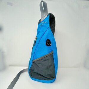 L.L.Bean Sling Crossbody Backpack Unisex Blue & Gray